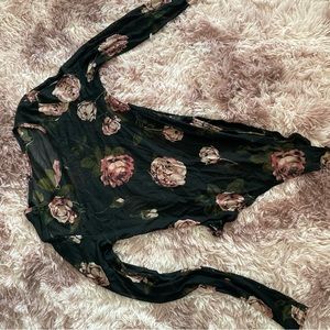 See through shirt bodysuit